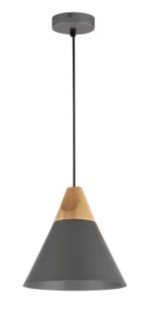 Bicones Dome Ceiling Pendant Lamp Black, 1 Light, E27