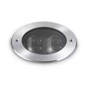 Ideal Lux Taurus 13W Outdoor Recessed Ground Light Steel IP67 3000K