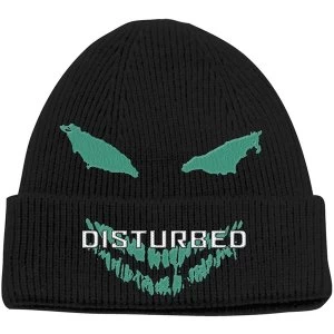 Disturbed - Green Face Unisex Beanie Hat - Black