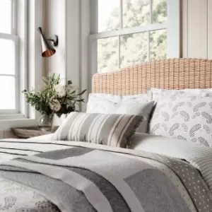 Helena Springfield Paisley Kingsize Duvet Cover Set, Grey