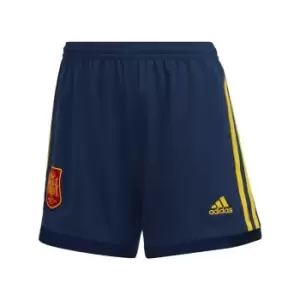 adidas Spain 21/22 Home Shorts Womens - Blue