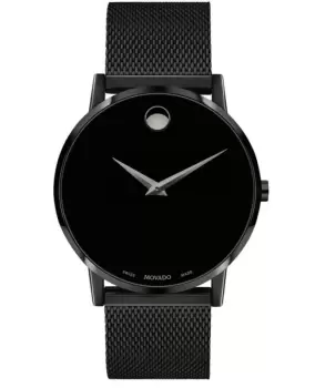 Movado Classic Black Dial Mens Watch 0607395 0607395