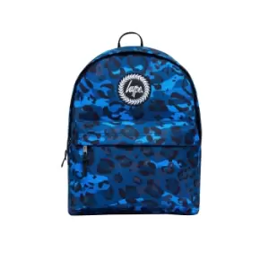 Hype Leopard Camo Backpack (One Size) (Blue/Black)