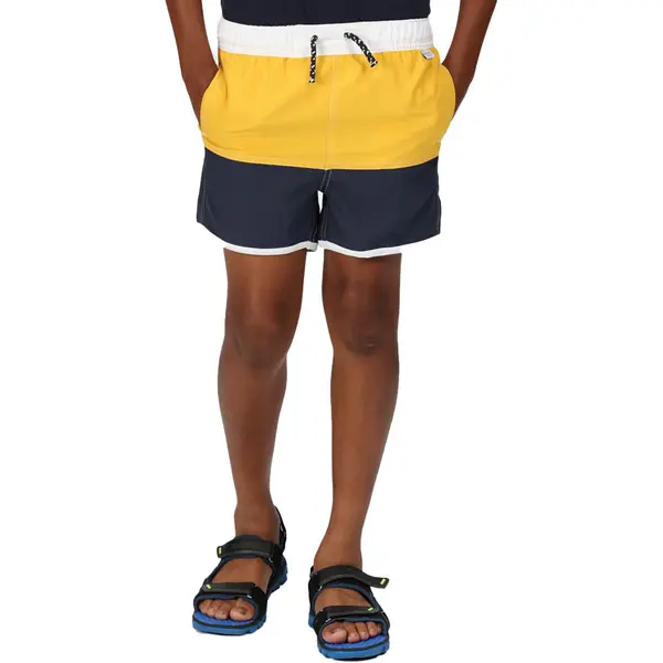 Regatta Boys Sergio Quick Dry Mesh Lined Swimming Shorts 11-12 Years - Waist 65-67cm (Height 146-152cm)