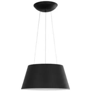 Merano - Huntington Integrated LED Pendant Ceiling Light Metal, Sandy Black Outside Sandy White Inside LED 33W 1680Lm 3000K