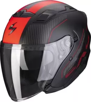 Scorpion EXO-230 Condor Jet Helmet, black-red, Size 2XL, black-red, Size 2XL