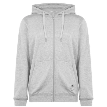 Karrimor X OM Sustainable Ultra Soft Bamboo and Organic Cotton Zipped Fleece Hoodie - Grey Marl