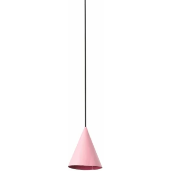 Faro Fada - LED Slim Dome Ceiling Pendant Light Pink 10cm