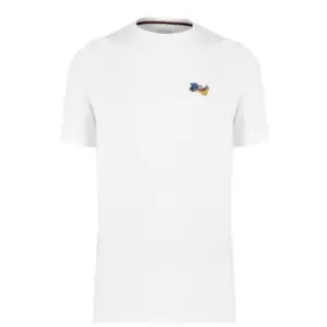 Paul Smith Paint Splatter T Shirt - White