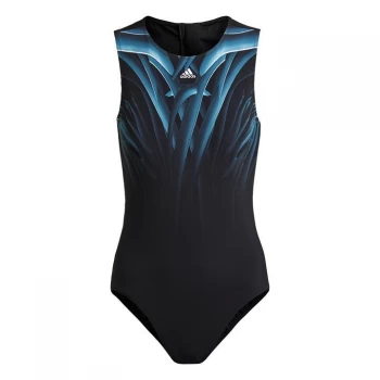 adidas SH3. RO Women in Power Swimsuit Womens - Black