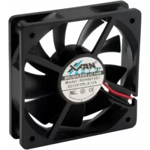 RDH6015S1 60 x 60 x 15mm Axial Fan 12V Sleeve Bearing - X-fan