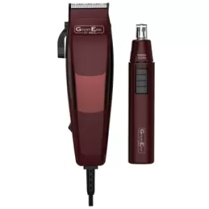 Wahl 79449-917 GroomEase Hair Clipper & Trimmer Gift Set - Burgundy UK Plug