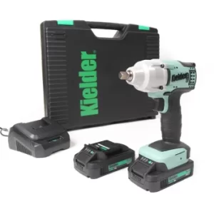 KWT-002 18v Li-Ion Brushless 3/8" 220Nm Impact Wrench, 2 x 2.0Ah Kit