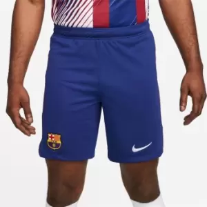 Nike Barcelona Home Shorts 2023 2024 Adults - Blue