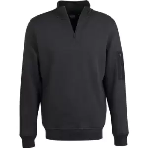 Barbour International Alloy Half Zip Sweatshirt - Black