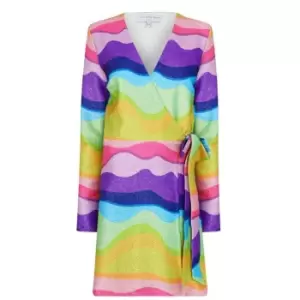 Never Fully Dressed Rainbow Mini Zsa Zsa Dress - Multi