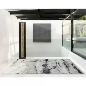 Aurora AU05 Quartz 240cm x 340cm Rectangle - Grey and Black