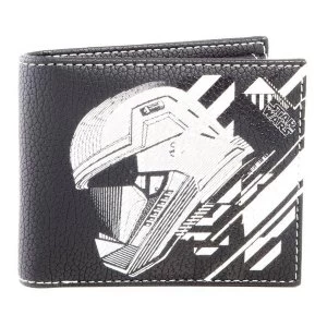 Star Wars - Storm Trooper Mask Unisex Bi-Fold Wallet - Black