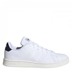 adidas Advantage K Junior Trainers - White/Navy