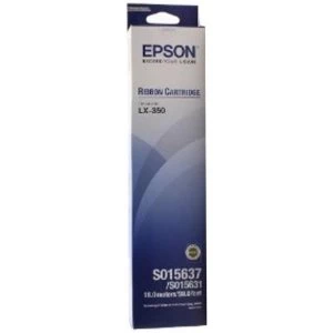 Epson S015637 Black Ink Ribbon Cartridge