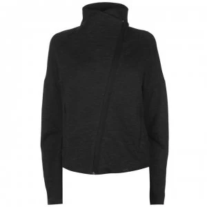 adidas Heather Zip Jacket Ladies - Black/Grey