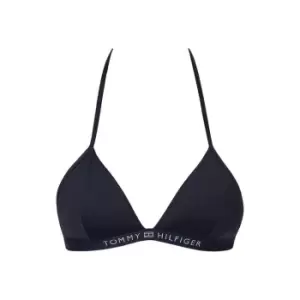 Tommy Bodywear Triangle Fixed Foam Bikini Top - Blue