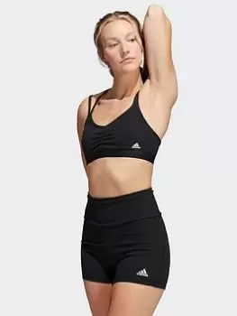 adidas Performance Yoga Essentials Light-support Bra - Black, Size XS, Women