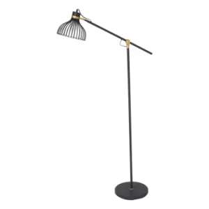 Dunbar Task Floor Lamp Matt Black