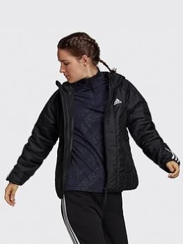 adidas Itavic Hooded Jacket - Black, Size L, Women