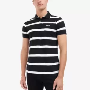 Barbour International Cobain Striped Cotton Polo Shirt - XL