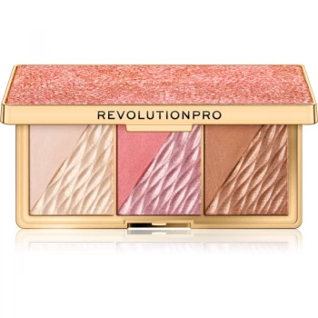 Revolution Pro Crystal Luxe Dimention Palette Rose Fresco