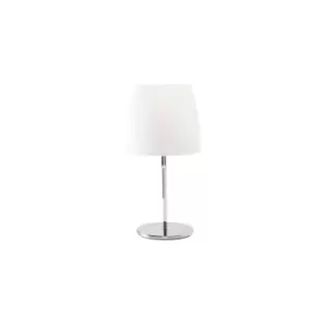 Flavia Table lamp Chrome 1x E27