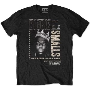 Biggie Smalls - Life After Death Tour Unisex X-Large T-Shirt - Black