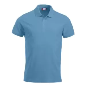 Clique Mens Classic Lincoln Polo Shirt (XL) (Light Blue)