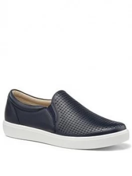 Hotter Daisy Wide Fit Deck Shoes - Navy