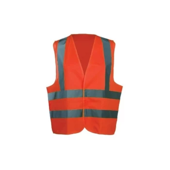 Hi-vis Waistcoats 2BB & B (EN20471) Orange - M - Sitesafe