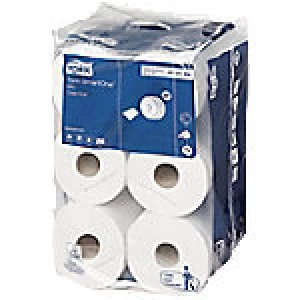 Tork Toilet Rolls T9 SmartOne Advanced Mini Jumbo 2 Ply 12 Rolls of 620 Sheets