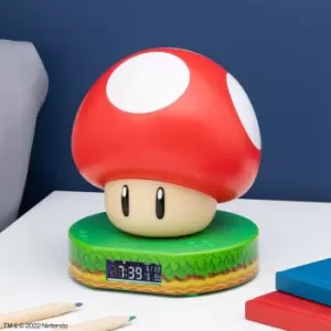 Nintendo Super Mario Mushroom Digital Alarm Clock