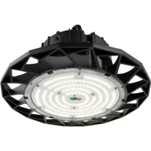 High Bay IP65 Commercial Pendant Light - 150W Daylight White LED - Matt Black