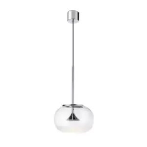 Alive LED Globe Ceiling Pendant Chrome 575lm 2700K