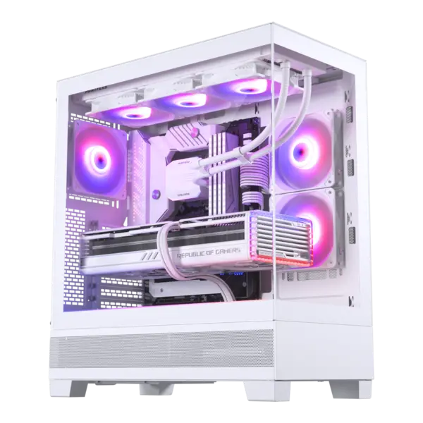 Phanteks XT View DRGB Mid-Tower Gaming PC Case - White - PH-XT523V1_DWT01