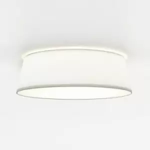 Astro Fife Cylindrical 43cm Ceiling Light, White Fabric