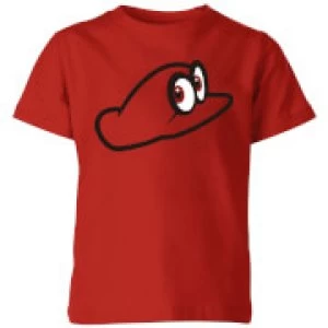 Nintendo Super Mario Odyssey Cappy Kid's T-Shirt - Red - 9-10 Years