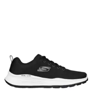 Skechers Mesh Lace Up Sneaker W - Black