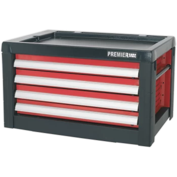 Sealey Premier 4 Drawer Tool Chest Black / Red