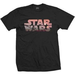 Star Wars - Tatooine Logo Unisex X-Large T-Shirt - Black