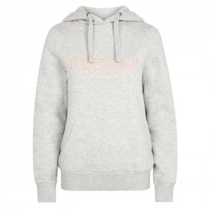 Firetrap Logo Hoodie Ladies - Grey Marl