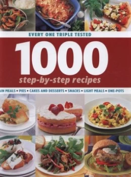 1000 Step-by-Step Recipes by Kit Carstairs Hardback