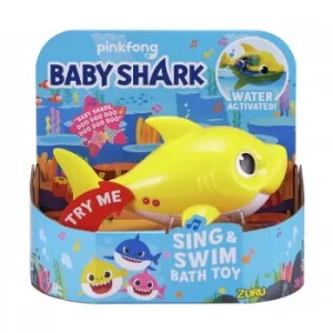 Robo Alive Junior Baby Shark Sing and Swim Bath Toy