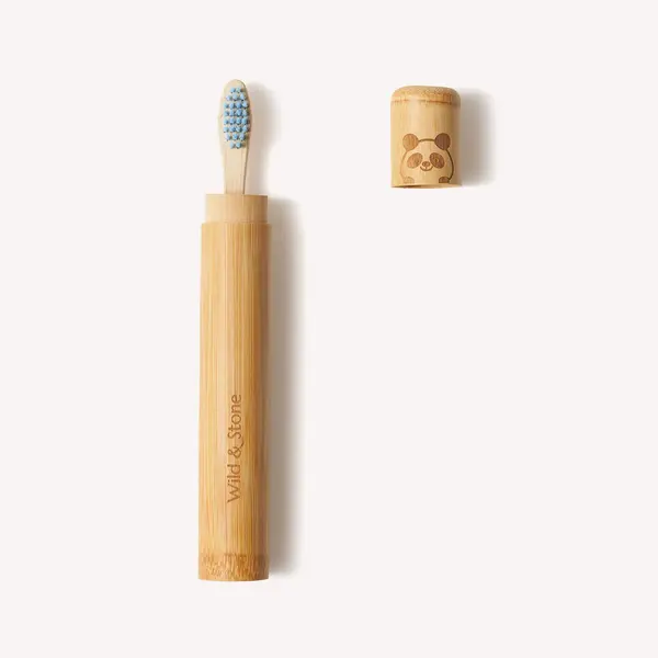 Wild & Stone Bamboo Child Toothbrush Case